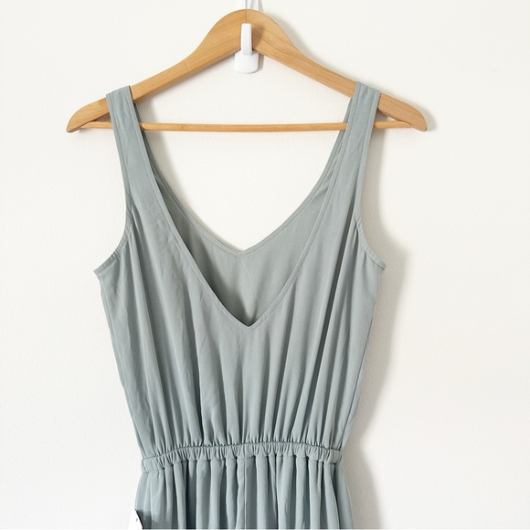Show Me Your Mumu Kendall Maxi Dress in Silver Sage Crisp XXS NWT - Picture 11 of 13